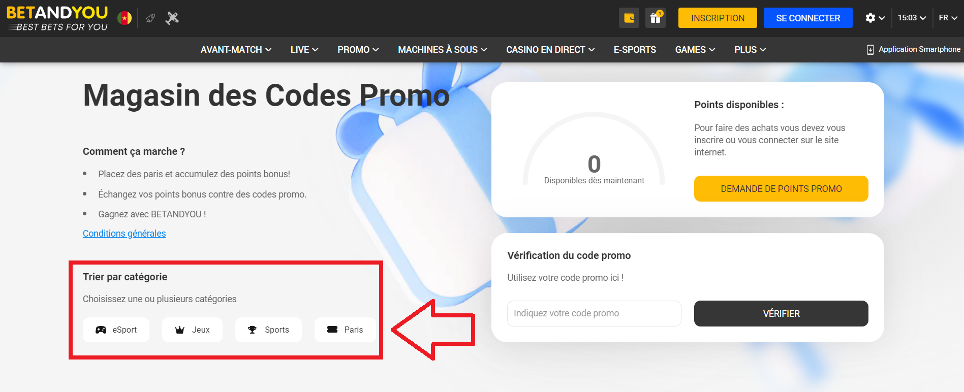 Particularités de l’utilisation du code promo pour Bet and You créer un compte 